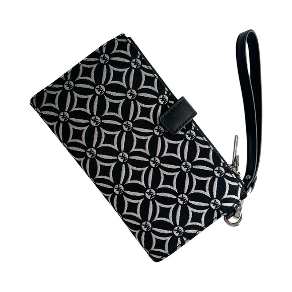 MICHAEL KORS Logo Metallic Jet Travel 3 pieces Wristlet, Duffel & Satchel Bag - Picture 5 of 10